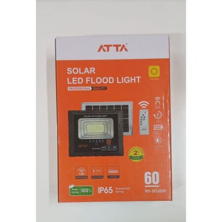 ATTA SOLAR FLOOD LIGHTS - 60W Solar Flood Light