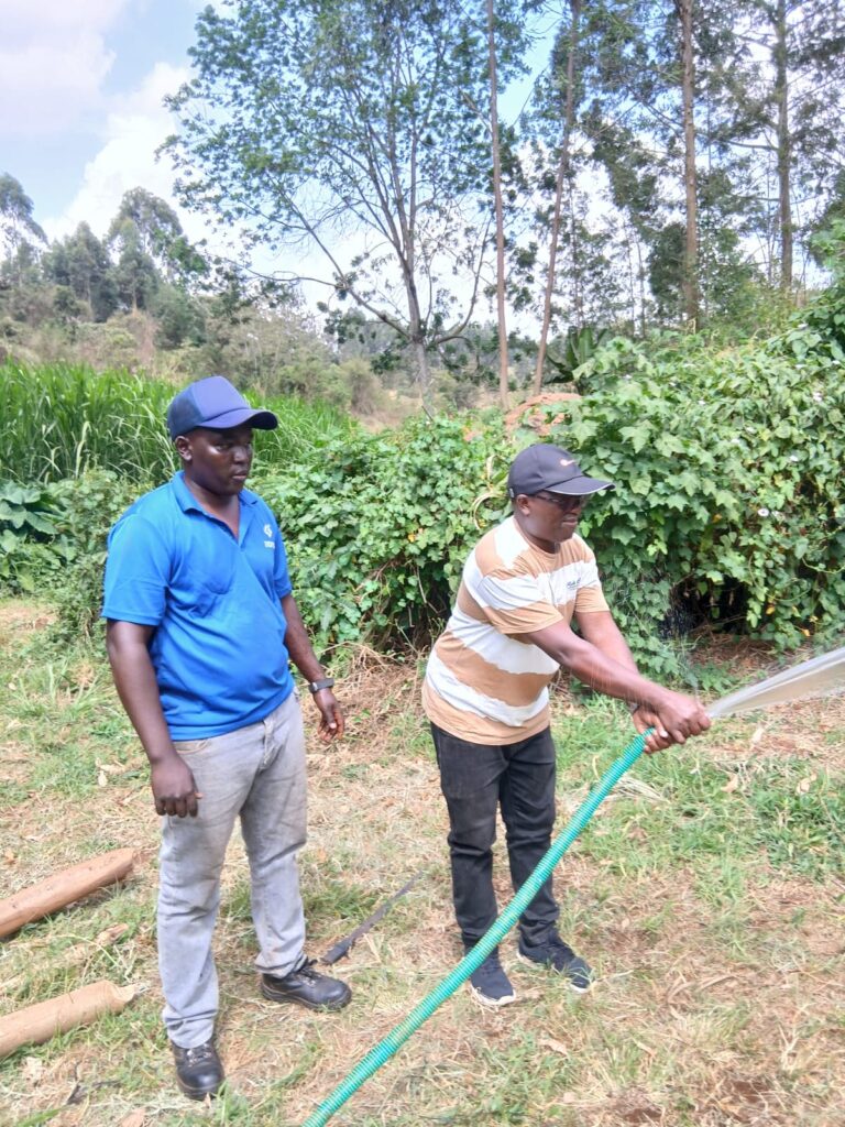 Lower Kabete water installation
