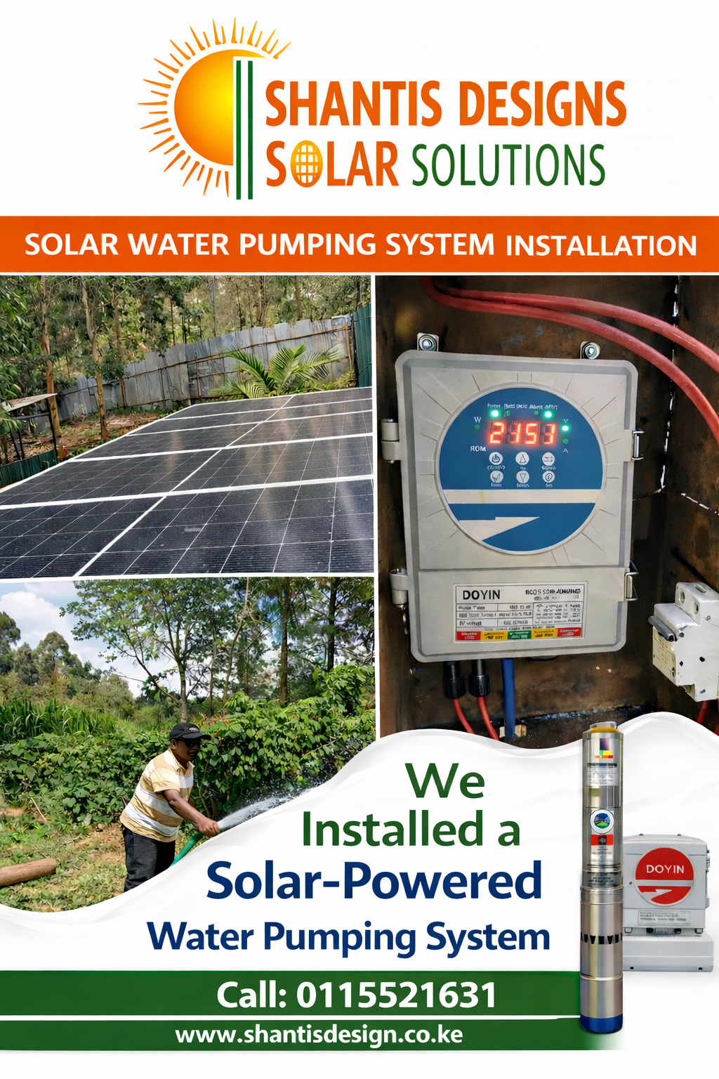 Lower Kabete water installation